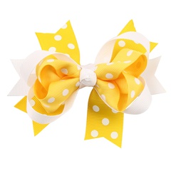 Cloth Fashion Bows Hair accessories  (yellow)  Fashion Jewelry NHWO0757-yellow