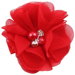 Cloth Fashion Flowers Hair accessories  (red)  Fashion Jewelry NHWO0767-red