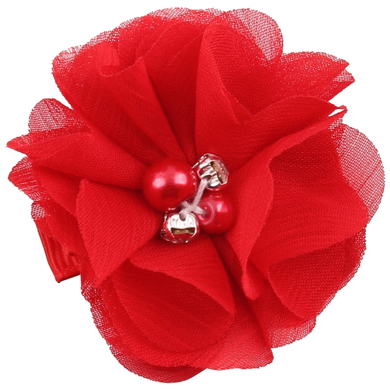 Cloth Fashion Flowers Hair accessories  red  Fashion Jewelry NHWO0767red