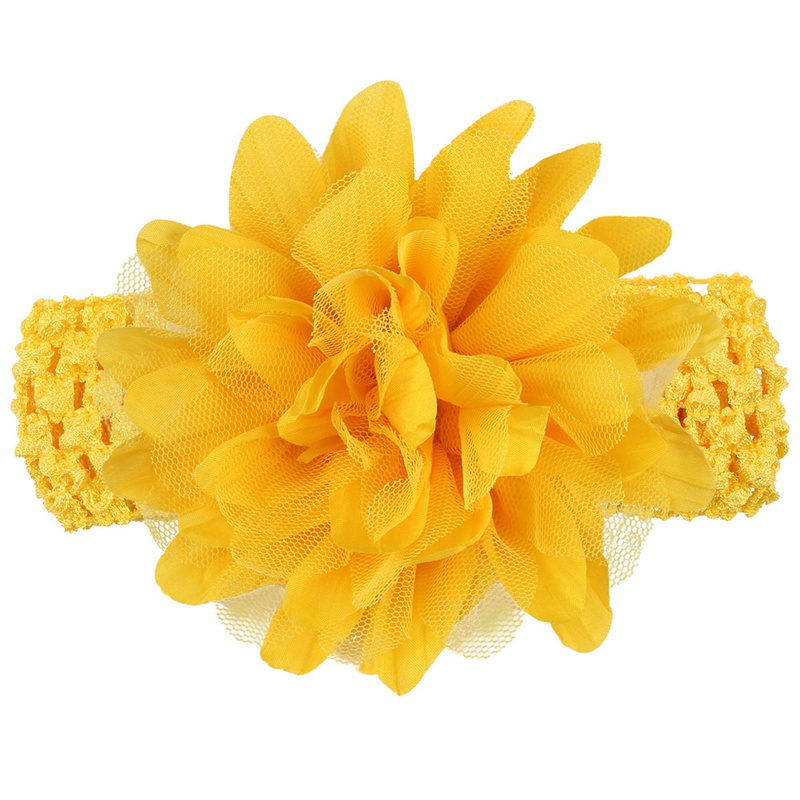 Cloth Fashion Flowers Hair accessories  yellow  Fashion Jewelry NHWO0774yellow