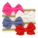 Cloth Fashion Bows Hair accessories  4color mixing  Fashion Jewelry NHWO07914colormixingpicture1