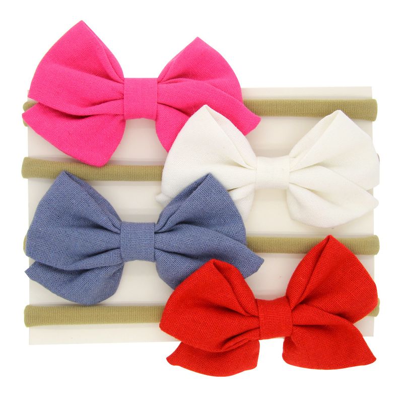 Cloth Fashion Bows Hair accessories  4color mixing  Fashion Jewelry NHWO07914colormixing