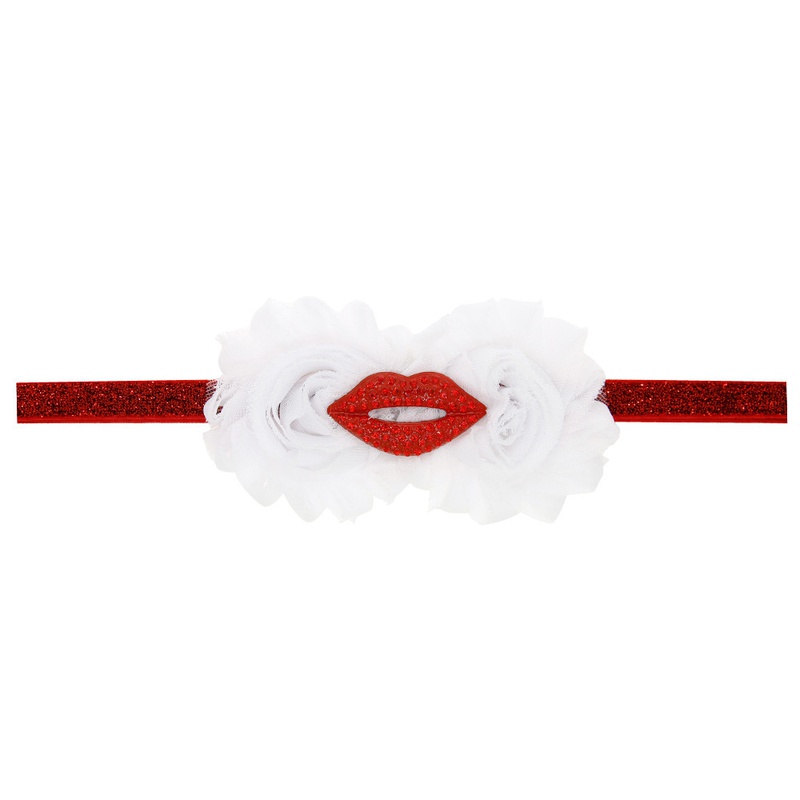 Cloth Fashion Geometric Hair accessories  Red lips  Fashion Jewelry NHWO0805Redlips