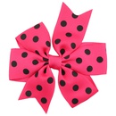 Cloth Fashion Bows Hair accessories  Rose red dot  Fashion Jewelry NHWO0809Rosereddotpicture10
