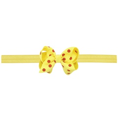 Cloth Fashion Bows Hair accessories  (yellow)  Fashion Jewelry NHWO0831-yellow