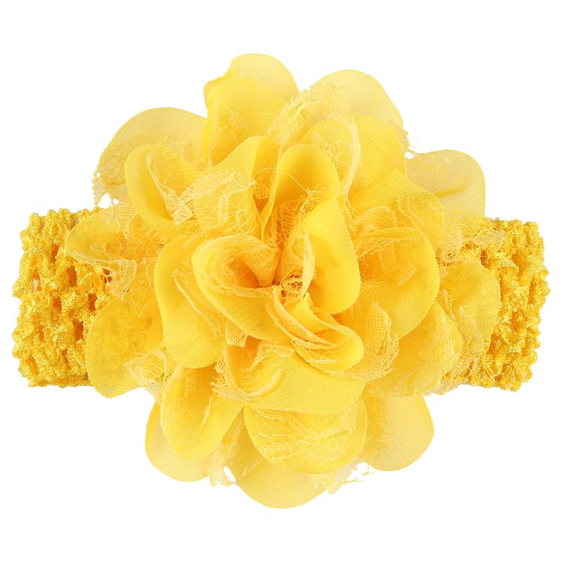 Cloth Fashion Flowers Hair accessories  yellow  Fashion Jewelry NHWO0901yellow