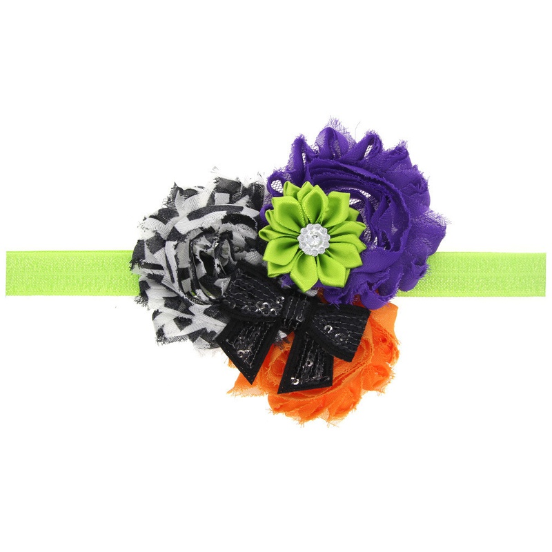 Cloth Simple Flowers Hair accessories  green  Fashion Jewelry NHWO0909green