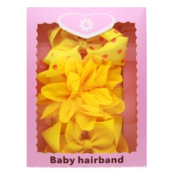 Alloy Fashion Bows Hair accessories  (yellow)  Fashion Jewelry NHWO1053-yellow