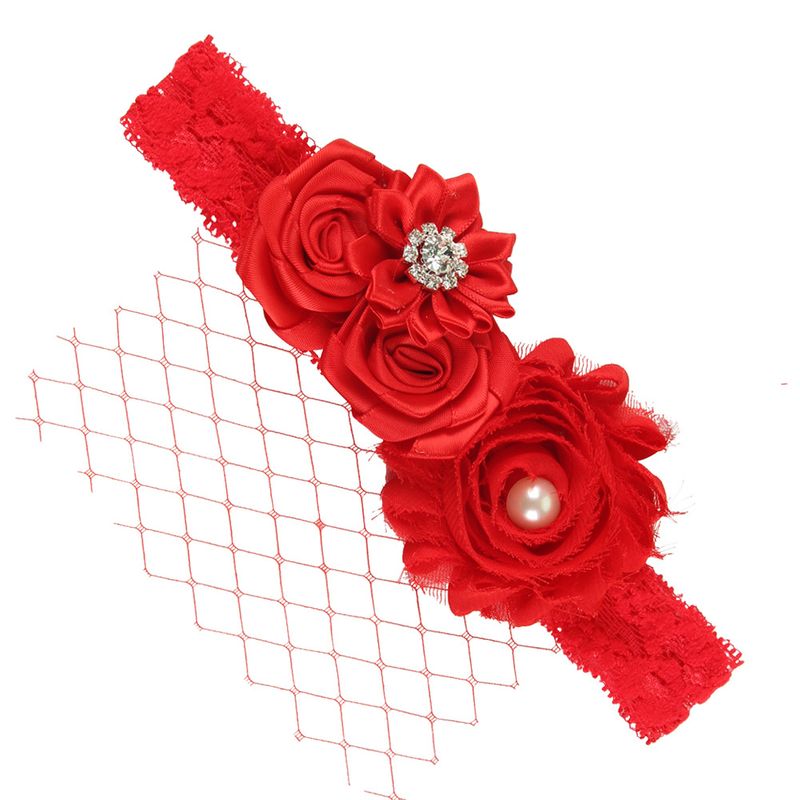 Cloth Fashion Flowers Hair accessories  red  Fashion Jewelry NHWO1128red