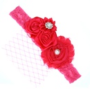 Cloth Fashion Flowers Hair accessories  red  Fashion Jewelry NHWO1128redpicture5
