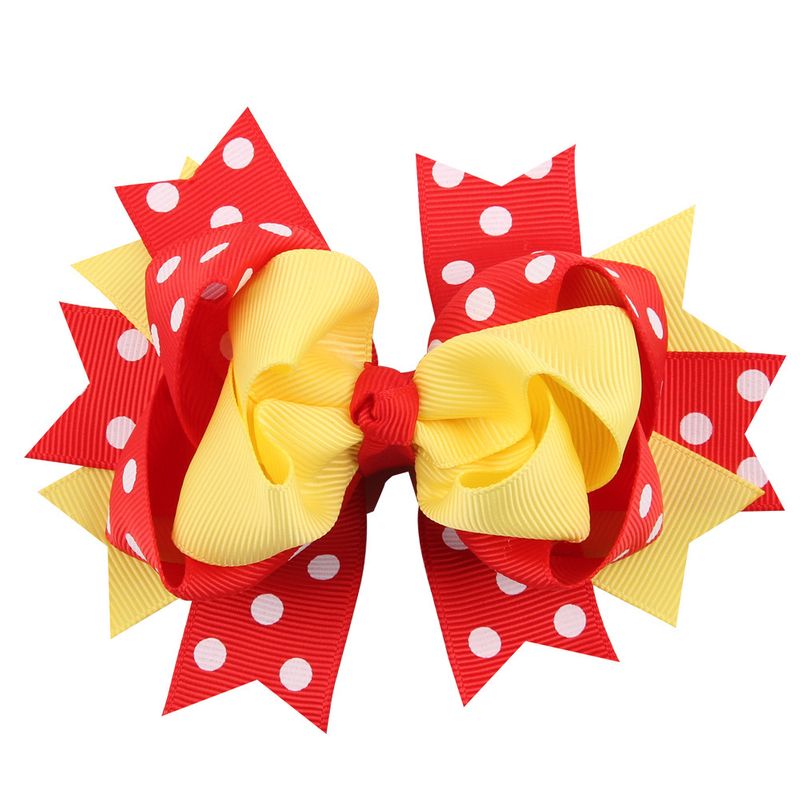 Cloth Fashion Flowers Hair accessories  Yellow red  Fashion Jewelry NHWO1139Yellowred