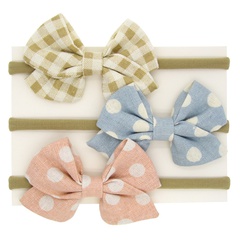 Cloth Fashion Bows Hair accessories  (3 colors mixed)  Fashion Jewelry NHWO1141-3-colors-mixed
