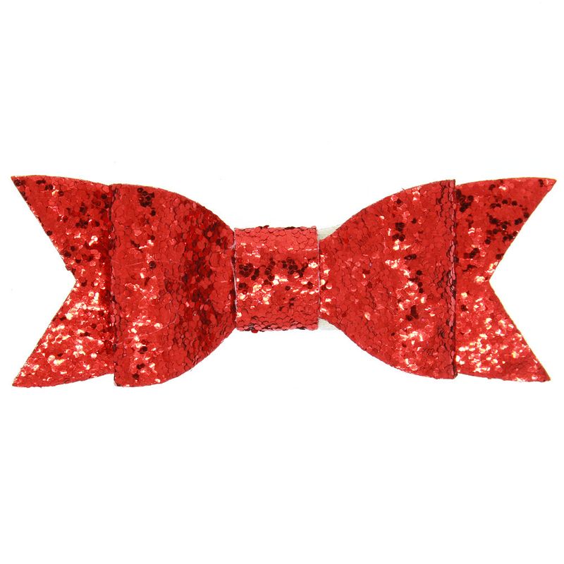 Leather Fashion Bows Hair accessories  red  Fashion Jewelry NHWO1148red