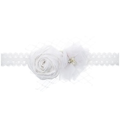 Cloth Fashion Flowers Hair accessories  (white)  Fashion Jewelry NHWO1149-white