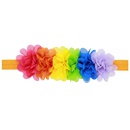 Amazon AliExpress Approvisionnement Du Commerce Extrieur Enfants de Mini Mousseline de Soie Color Fleur De Coiffe Bande De Cheveux Coiffepicture1