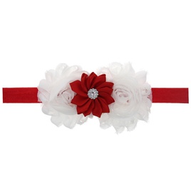 Cloth Fashion Flowers Hair accessories  white  Fashion Jewelry NHWO0952whitepicture2