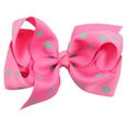 Cloth Fashion Bows Hair accessories  Rose red dot green  Fashion Jewelry NHWO1120Rosereddotgreenpicture33