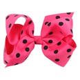 Cloth Fashion Bows Hair accessories  Rose red dot green  Fashion Jewelry NHWO1120Rosereddotgreenpicture36