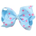 Cloth Fashion Bows Hair accessories  Rose red dot green  Fashion Jewelry NHWO1120Rosereddotgreenpicture40