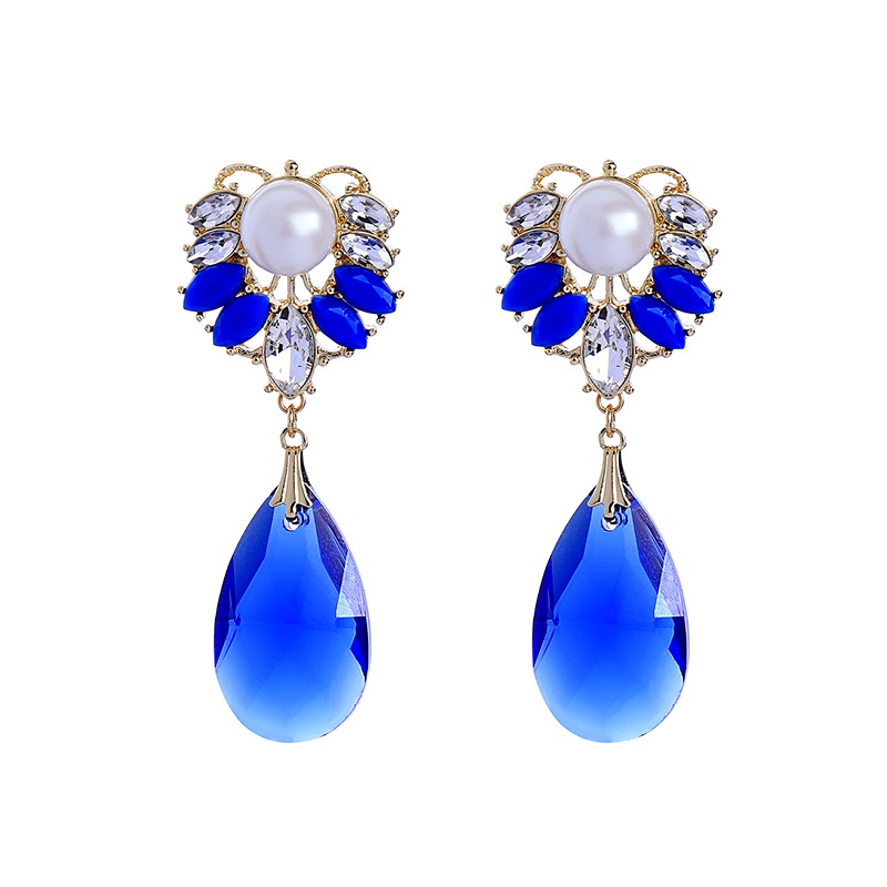 Alloy Fashion Geometric earring  Blue1  Fashion Jewelry NHQD6244Blue1