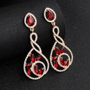 Alloy Fashion Geometric earring  KC alloy + deep red  Fashion Jewelry NHHS0661KCalloydeepredpicture1