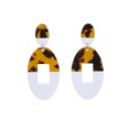 Acrylic Vintage Geometric earring  leopard print  Fashion Jewelry NHLL0307leopardprintpicture5