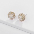 Alloy Fashion Flowers earring  white  Fashion Jewelry NHLU0606whitepicture9