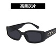 Plastic Fashion  glasses  Bright black ash  Fashion Accessories NHKD0671Brightblackashpicture15