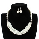 Beads Fashion Geometric necklace  white  Fashion Jewelry NHCT0454whitepicture1