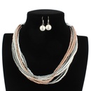 Beads Fashion Geometric necklace  white  Fashion Jewelry NHCT0456whitepicture2