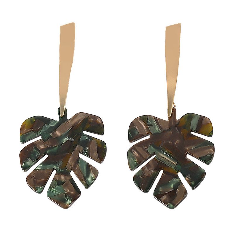 Acrylic Fashion Geometric earring  green  Fashion Jewelry NHJQ11325green