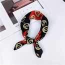 Cloth Korea  scarf  1 leopard chain white  Scarves NHMN03501leopardchainwhitepicture5