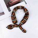 Cloth Korea  scarf  1 leopard chain white  Scarves NHMN03501leopardchainwhitepicture7