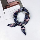 Cloth Korea  scarf  1 leopard chain white  Scarves NHMN03501leopardchainwhitepicture11
