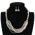 Beads Fashion Geometric necklace  white  Fashion Jewelry NHCT0454whitepicture6