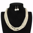 Beads Fashion Geometric necklace  white  Fashion Jewelry NHCT0456whitepicture5