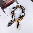 Cloth Korea  scarf  1 leopard chain white  Scarves NHMN03501leopardchainwhitepicture30