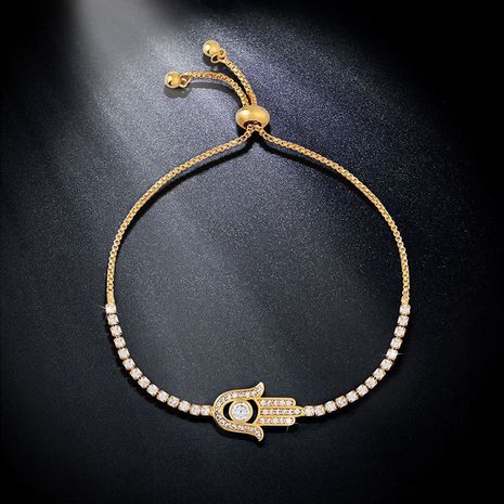 Zircon Fashion Geometric bracelet (Alloy) Bijoux fantaisie NHAS0021-Alloy's discount tags