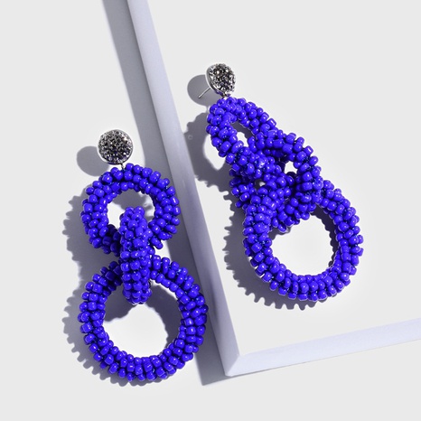 Alloy Fashion Geometric earring  (blue)  Fashion Jewelry NHAS0197-blue's discount tags