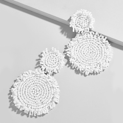 Alloy Fashion bolso cesta earring  (white)  Fashion Jewelry NHAS0205-white