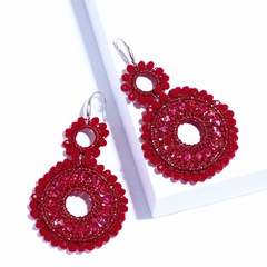 Alloy Fashion bolso cesta earring  (red)  Fashion Jewelry NHAS0226-red
