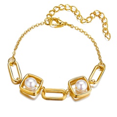 5246 Han Zhi shang grenz überschreitende neue geometrische Metall perlen armband kreative Retro einfache Temperament armband