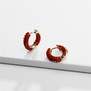 Pearl resin hoop earrings NHLU157519picture7