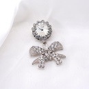 Retro exaggerated fashion rhinestone bow brooch NHNT158371picture3