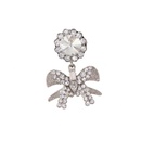 Retro exaggerated fashion rhinestone bow brooch NHNT158371picture5