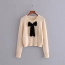 Fashion velvet bow knit sweater NHAM158466picture27