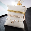 Fashion alloy rice beads fringed shells 3 sets of anklet braceletspicture18