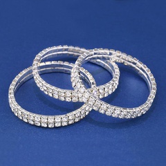 Fashion crystal with rhinestone bracelet