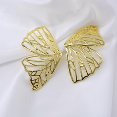 Europe and the United States exaggerated hollow butterfly wings modeling earrings