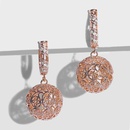 European and American classical diamond rose gold earrings NHAS155987picture2